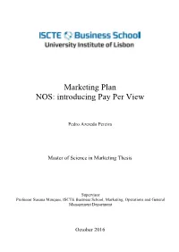 NOS: Introducing Pay Per View