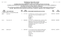 Planning Applications Granted from 31-08-20 to 06-09-20