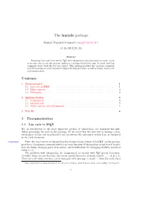 The Luacode Package