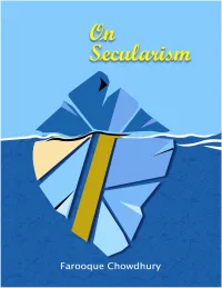 Book-On Secularism-By Farooque Chowdhury