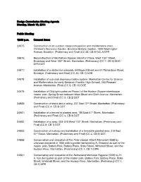Design Commission Meeting Agenda Monday, March 10, 2014