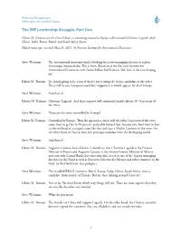 Interview Transcript: the IMF Leadership Struggle, Part