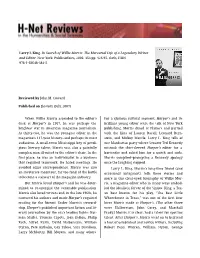 John Coward on in Search of Willie Morris: the Mercurial Life Of