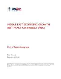 Port of Beirut Assessment (Extended)