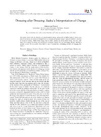 Sadra's Interpretation of Change