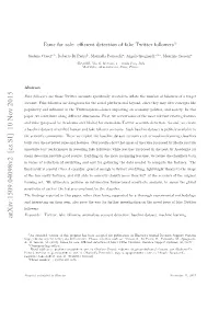 Arxiv:1509.04098V2 [Cs.SI]