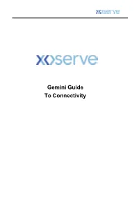 Gemini Guide to Connectivity Xoserve Gemini Production Access Through Citrix & API