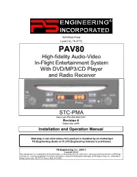 Installation Manual, Document Number 200-800-0002 Or Later Approved Revision, Is Followed