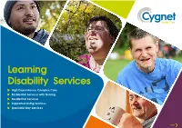 Learning Disability Services