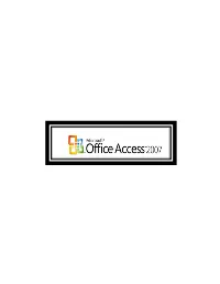 ACCESS Table of Contents