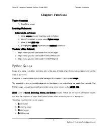Python Scope 3