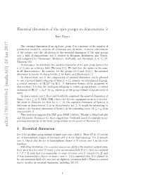 Essential Dimension of the Spin Groups in Characteristic 2