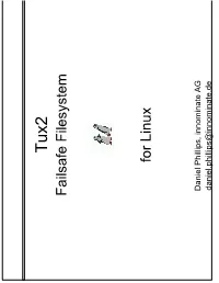 Failsafe Filesystem for Linux