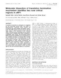 Molecular Dissection of Translation Termination Mechanism Identifies
