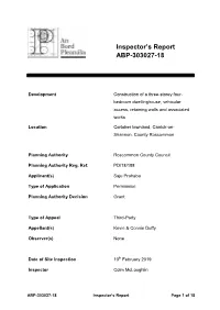 Inspector's Report ABP-303027-18