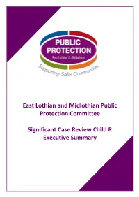Significant Case Review Child R Executive Summary