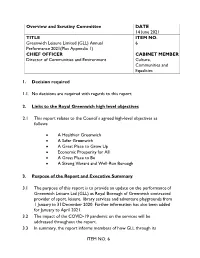 Sustainablecommunities and Transport Scrutiny Panel