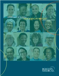 2018 BMC Nursing Annual Report