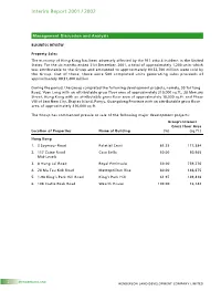 Interim Report 2001 / 2002