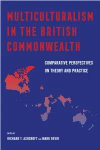 Multiculturalism in the British Commonwealth