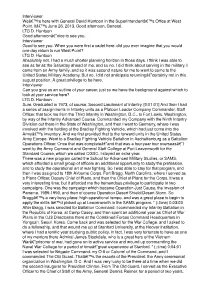 Reflections of West Point's 58Th Superintendent Transcript