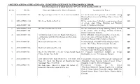 REVISED AGENDA AS the AGENDA NO. 5 IS DELETED (LISTED DUE to TYPOGRAPHICAL ERROR) List of the Projects to Be Taken-Up in the 119Th at 11:30AM Meeting of SEIAA Sr