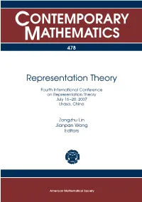 Representation Theory