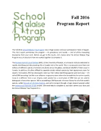Fall 2016 Report