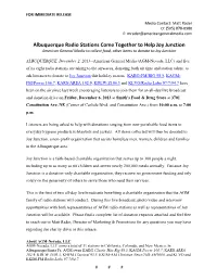 For Immediate Release