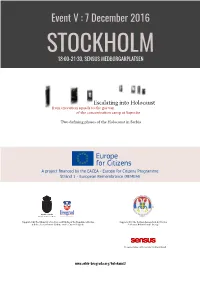 Stockholm Event Programme (ENG).Pages