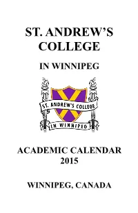 St. Andrew's College in Winnipeg
