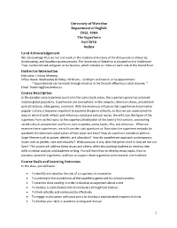 Course Syllabus Template