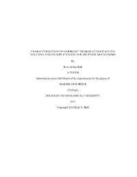 Harmonic Tremor at Santiaguito Volcano and Its Implications for Eruption Mechanisms
