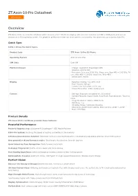 ZT:Axon-10-Pro Datasheet Overview