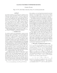 Kalman Filtered Compressed Sensing
