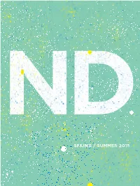 Spring / Summer 2015