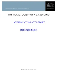2009 Investment Impact Report
