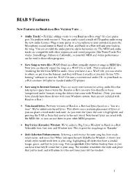 BIAB 9 Features