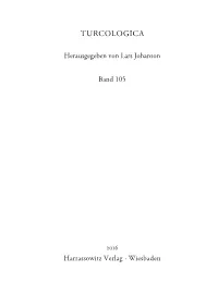 Csato/Johanson/Rona-Tas/Utas,Turks and Iranians