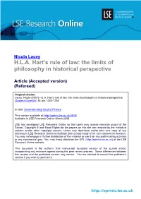 HLA Hart's Rule Of