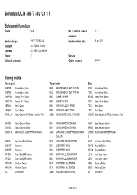 Standard Schedule UL46-49577-Ssu-CX-1-1