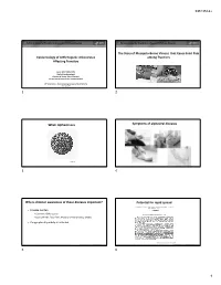 SY10.01 Epidemiology of Arthritogenic Arboviruses Affecting