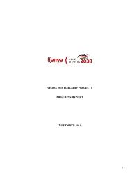 Vision 2030 Flagship Projects Progress Report November