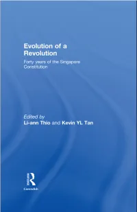 4 Comparative Law and Constitutional Interpretation in Singapore: Insights from Constitutional Theory 114 ARUN K THIRUVENGADAM