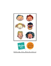 Hasbro, Inc. (Exact Name of Registrant, As Specified in Its Charter)