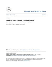 Globalism and Sustainable Vineyard Practices
