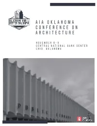 Aia Oklahoma Conference on Architecture