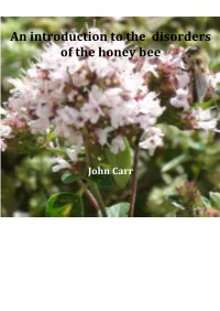 An Introduction to the Disorders of the Honey Bee
