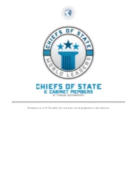Information As of 30 November 2013 Has Been Used in Preparation of This Directory