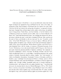 Some Views of Russell and Russell's Logic by His